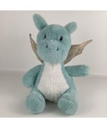 Fao Schwarz Glow Brights Blue Dragon 12&quot; Plush Stuffed Toy Lights Sounds... - $47.32 CAD