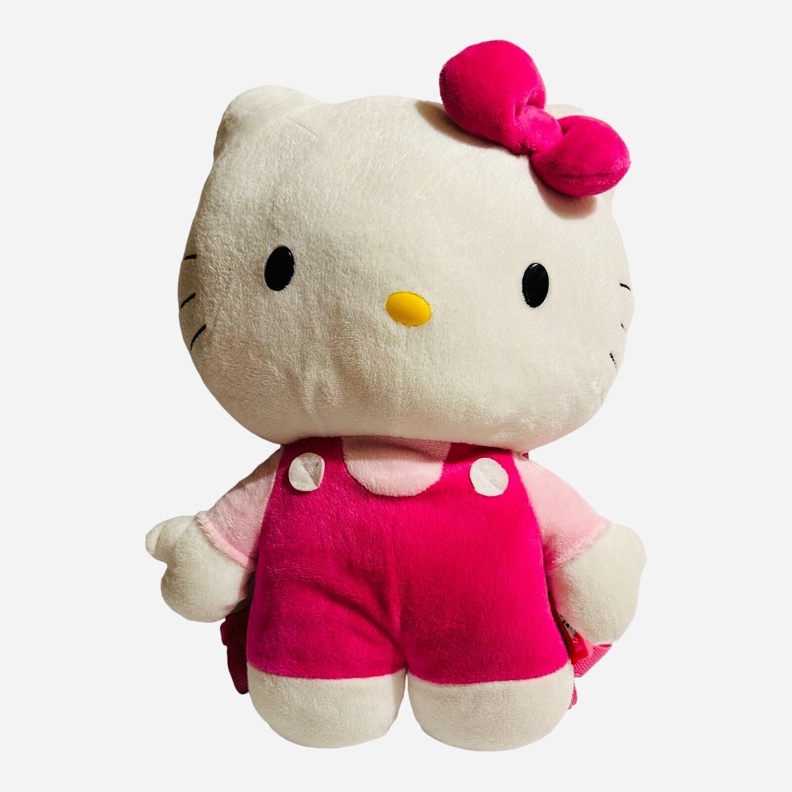 Hello Kitty By Sanrio Kids Girl Backpack White Pink Zipper Adjustable Strap - £14.09 GBP