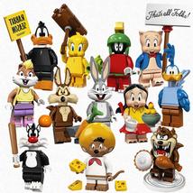 12Pcs Looney Tunes Minifigure Marvin the Martian Bug Bunny Daffy Duck Mini Block - £19.47 GBP