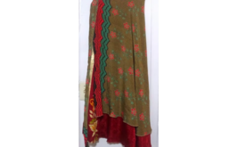 Indian Sari Wrap Skirt S305 - £19.88 GBP