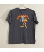 Way To Celebrate Boys Graphic Short Sleeve T-Shirt Gray Skeleton XL 14-1... - €6,84 EUR