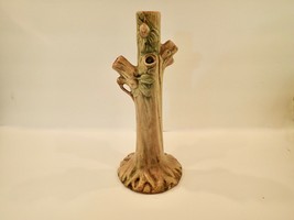 Antique Weller Pottery Bud Vase Woodcraft Baldin Apple Tree - $88.11