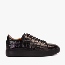 The Dublin Black Leather Men Sneaker image 5