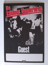The Fabulous Thunderbirds Backstage Pass 1988 - 1989 Rock Music Powerful... - $28.50