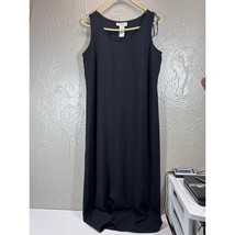 Studio 1 Women&#39;s Petite Black Sleeveless Scoop Neck Maxi Dress Size 6P - $511.24 MXN