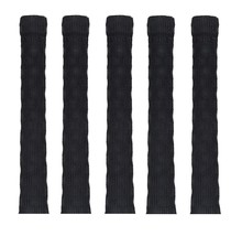 Non Slip Cricket bat Handle Black Grip Extra Tacky (Pack of 10 ) FREE SHIPPNG - £30.28 GBP