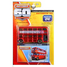 Matchbox 60th Anniversary Superfast Routemaster Double Decker Bus Red Chrome CHA - £46.48 GBP