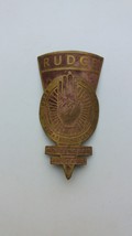 RUDGE Brass Emblem Head Badge For Rudge Vintage Bicycle - £24.05 GBP