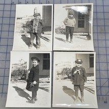 Vintage Photos Lot Little Kid In Children’s Costume Outfits Navy Headdress 1925 - £12.90 GBP