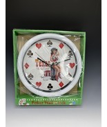 Texas Hold&#39;em Wall Clock Plastic - $33.00 CAD