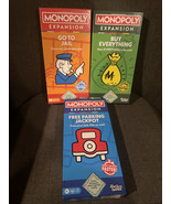 Monopoly Game Classic Edition-Expansion PacksMAKES THE GAME FASTER 3 Pac... - $53.46
