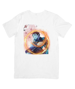 Japanese Anime Style Graphic Tee - Unisex Cotton Shirt - $25.00