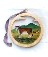 Wooden Cow Picture Wall Hanging - $256.66 CAD