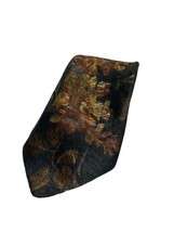 Rinaldo Men’s Gold Floral Vintage  Tie Necktie Ety - $7.08