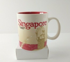 2013 Starbucks Singapore - Red Merlion Global Icon Series Coffee Mug Cup Unused! - £27.93 GBP