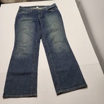 Eddie Bauer Womens Jeans Size 12P Petite Straight Leg Natural Fit - $14.84