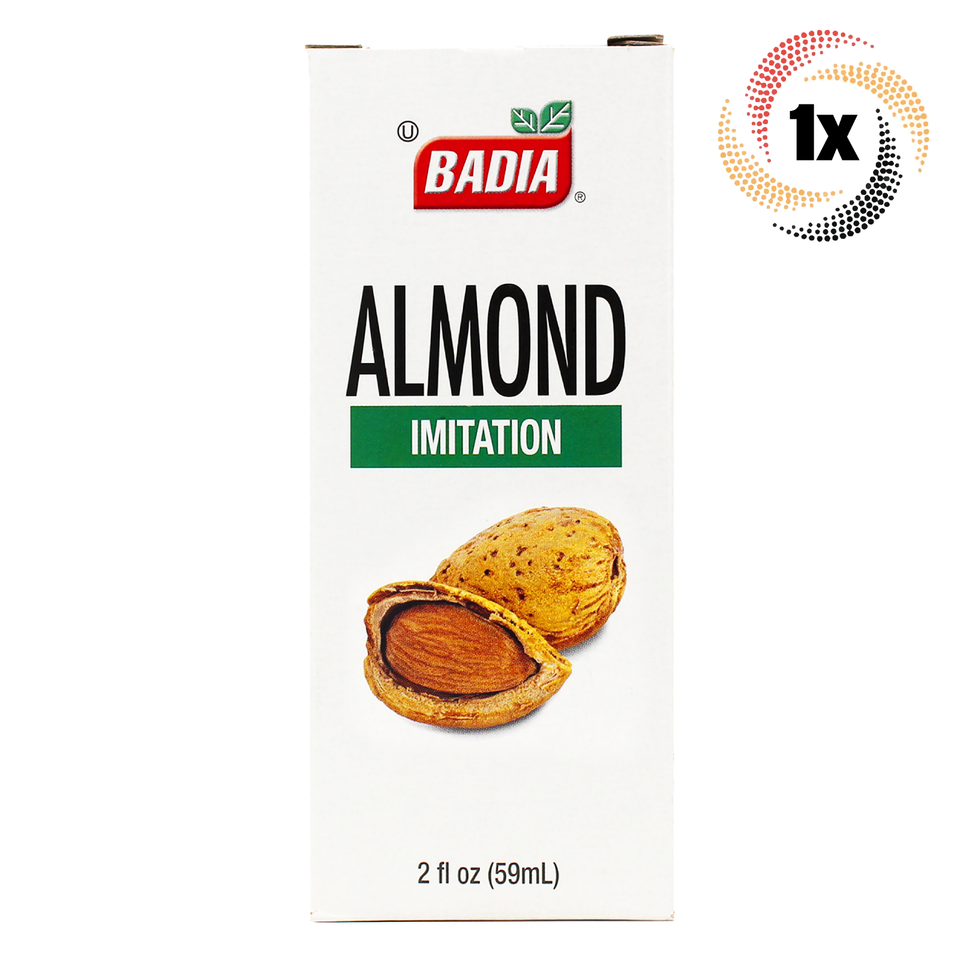 1x Pack Badia Almond Imitation Baking Extract | 2oz | Kosher &amp; MSG Free - $9.65