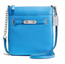 Nwt Coach Style 36501 Slver Azure Swagger Swingpack Crossbody - £67.22 GBP