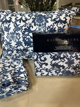 Ralph Lauren  DORSEY ARCHIVAL COLLECTION 4pc F/Q REVERSIBLE DUVET COVER ... - $518.48