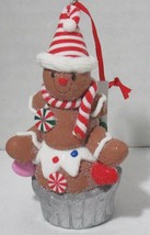 Bath &amp; Body Works Magnetic Candle Jar Topper Gingerbread Man C UPC Ake Ornament - £14.59 GBP