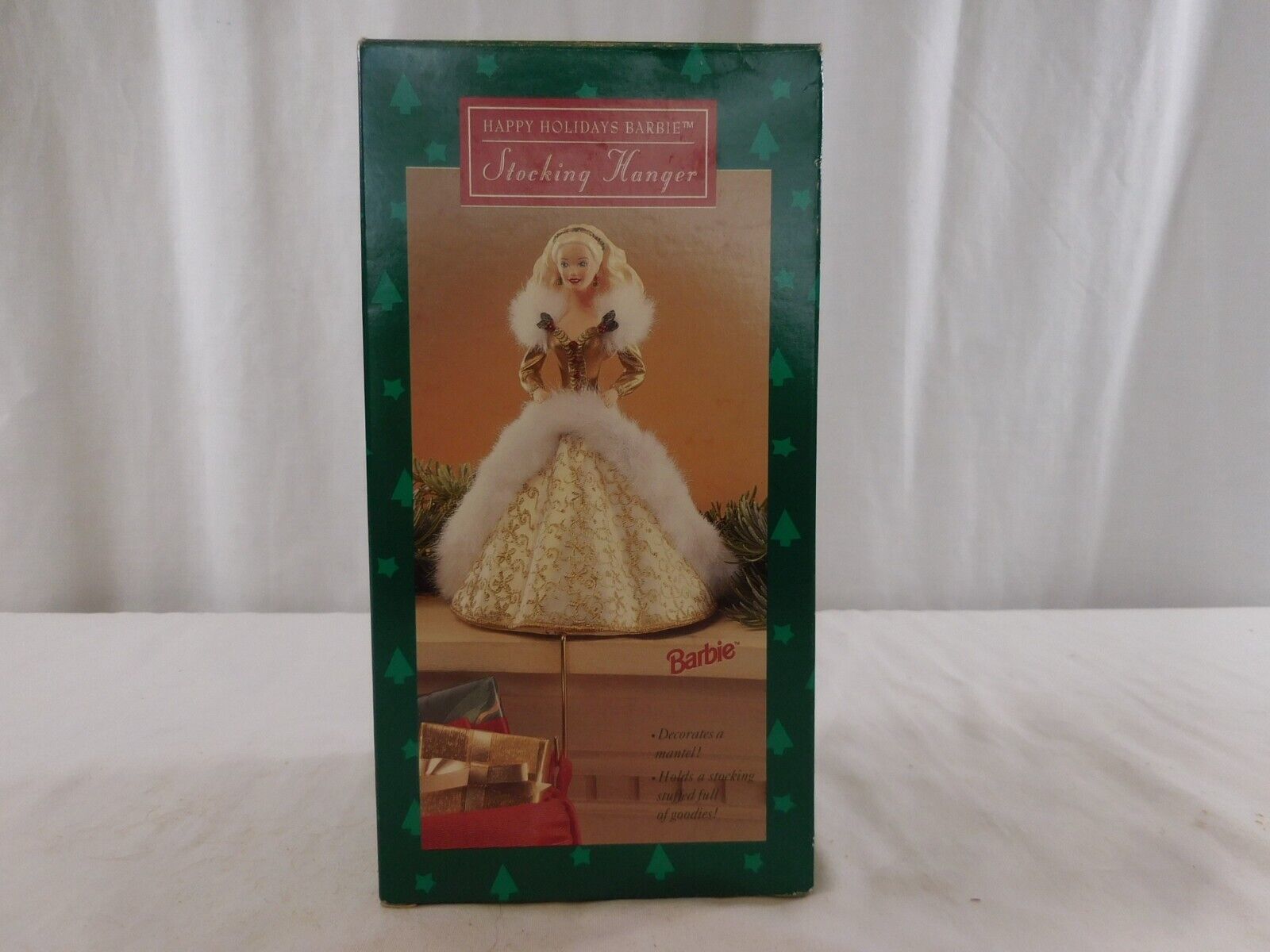 Primary image for Hallmark, Barbie, Christmas stocking hanger New in Box