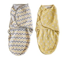 Lot of 2 Summer Swaddle Me Baby Swaddle Blankets Size Small 7-14 lbs. Ye... - $11.87