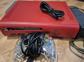 Red Xbox 360 Console Missing Tray Lid - $150.00