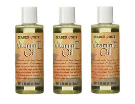 3x Trader Joe&#39;s Vitamin E Oil Blend 24000 IU Moisturizer All Skin Types 4oz each - £20.67 GBP