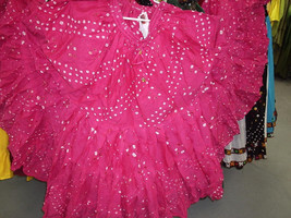Fushia Jaipur 25Yard Tribal Gypsy ATS Skirt~ - £80.41 GBP