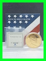 American Mint - Barack Obama - 24K Gold Plated - Proof - Presidential Trial Coin - £35.58 GBP