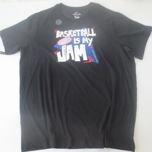 Nike Men Basketball Is My JAM Logo Tee Shirt - CT5838 - Black 011 - Size... - $14.99