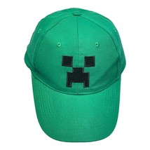 Minecraft Jinx Hat Cap Creeper Baseball Green Youth Adjustable - £11.31 GBP