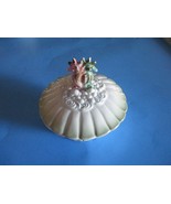 VTG. NORLEANS TRINKET BOX JAPAN SEA HORSE DESIGN HANDLE W/BUBBLES &amp; WAVE... - $211.89 MXN