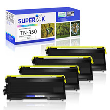 4PK TN350 Black Toner Cartridge For Brother FAX-2810 2820 2825 2910 2920 Series - $56.99