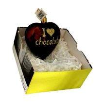 Nordstrom At Home I Love Chocolate Heart Ornament Valentine Love Vintage - $18.80