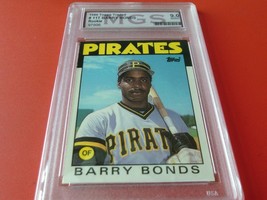 1986 Topps Traded Barry Bonds Rookie # 11T Graded Mgs Mint 9 !! - £74.74 GBP