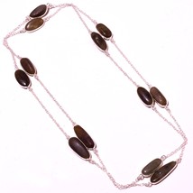 Labradorite Rough Gemstone Ethnic Black Friday Gift Necklace Jewelry 36" SA 1588 - £4.78 GBP