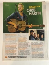 Chris Martin Coldplay 1 page magazine article pa5 - $6.92