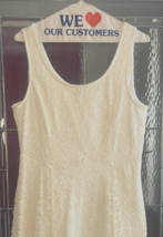 Lily Rose  Lace Short Dress Size XL Ivory  Cocktail Wedding Easter - $15.79