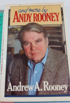 And More By Andy Rooney 1982 Hardcover Andrew A. Rooney Dust Jacket - £4.70 GBP