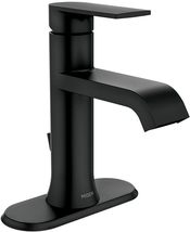 Moen 84760BL Genta One-Handle Bathroom Faucet - Matte Black - £77.77 GBP