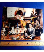Pee Wee Herman signed 8x10 Photo autograph Picture on floor w/ toys - $47.52