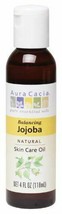 NEW Aura Cacia Natural Skin Care Oil Balancing Jojoba 4 Fluid Ounce - £13.01 GBP