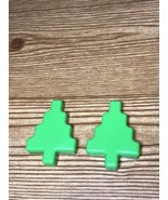 Little Tikes Wee WAFFLE BLOCK Building Toy Green TREE Accessory *Lot of 2* - £4.71 GBP