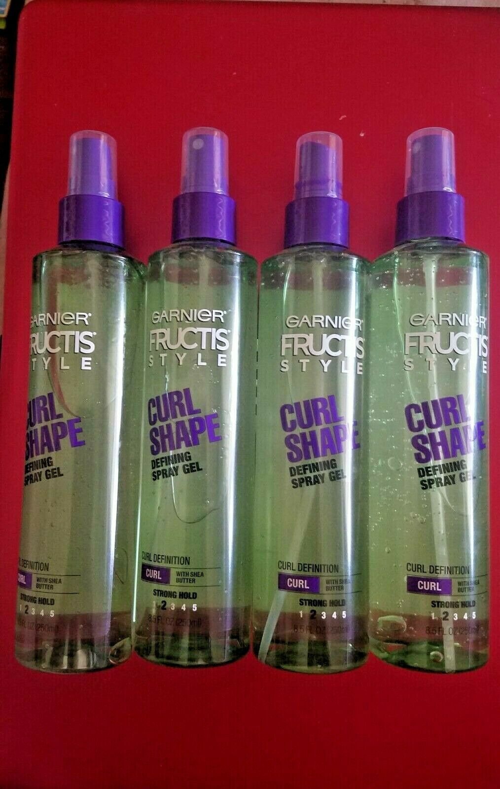 Primary image for 4 PACK GARNIER FRUCTIS STYLE CURL SHAPE DEFINING SPRAY GEL FOR CURLY HAIR 8.5 