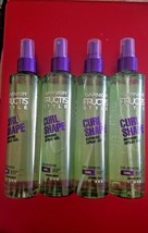 4 Pack Garnier Fructis Style Curl Shape Defining Spray Gel For Curly Hair 8.5 - £24.53 GBP