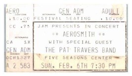 Aerosmith Konzert Ticket Stumpf Februar 6 1983 Cedar Rapids Iowa - $49.48