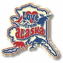 Love from Alaska Vintage State Magnet by Classic Magnets, Collectible So... - $3.83
