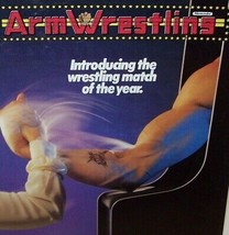 Arm Wrestling Arcade FLYER Original Video Game Art Sheet Retro Sports Retro  - £36.16 GBP