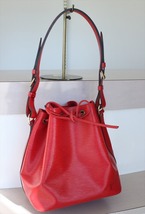 Louis Vuitton Petit Noe Epi Red Shoulder Bag No.1380 - £345.99 GBP